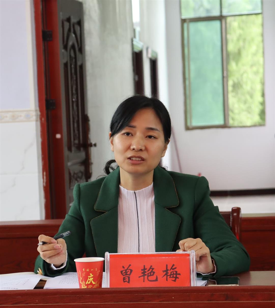 隆回县委副书记曾艳梅讲话党委书记钟建宁讲话探讨立志村建设举措参观